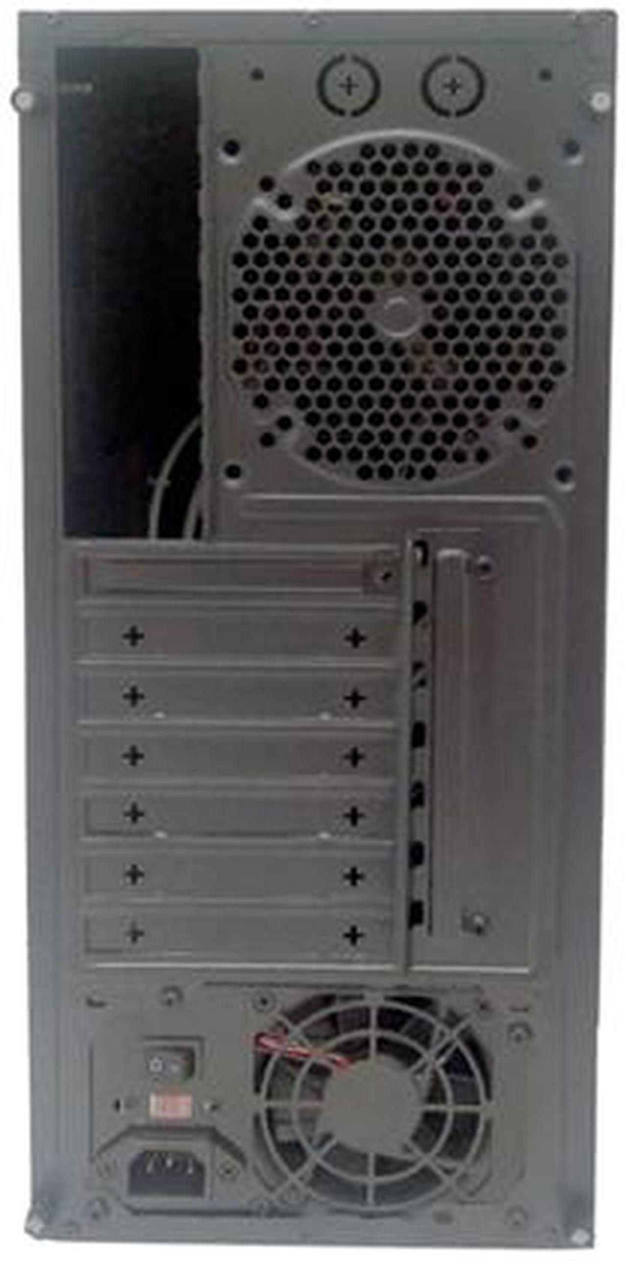 Alt view image 5 of 6 - LOGISYS Computer CS368RB Red & Black Steel ATX Mid Tower Computer Case 480W Power Supply