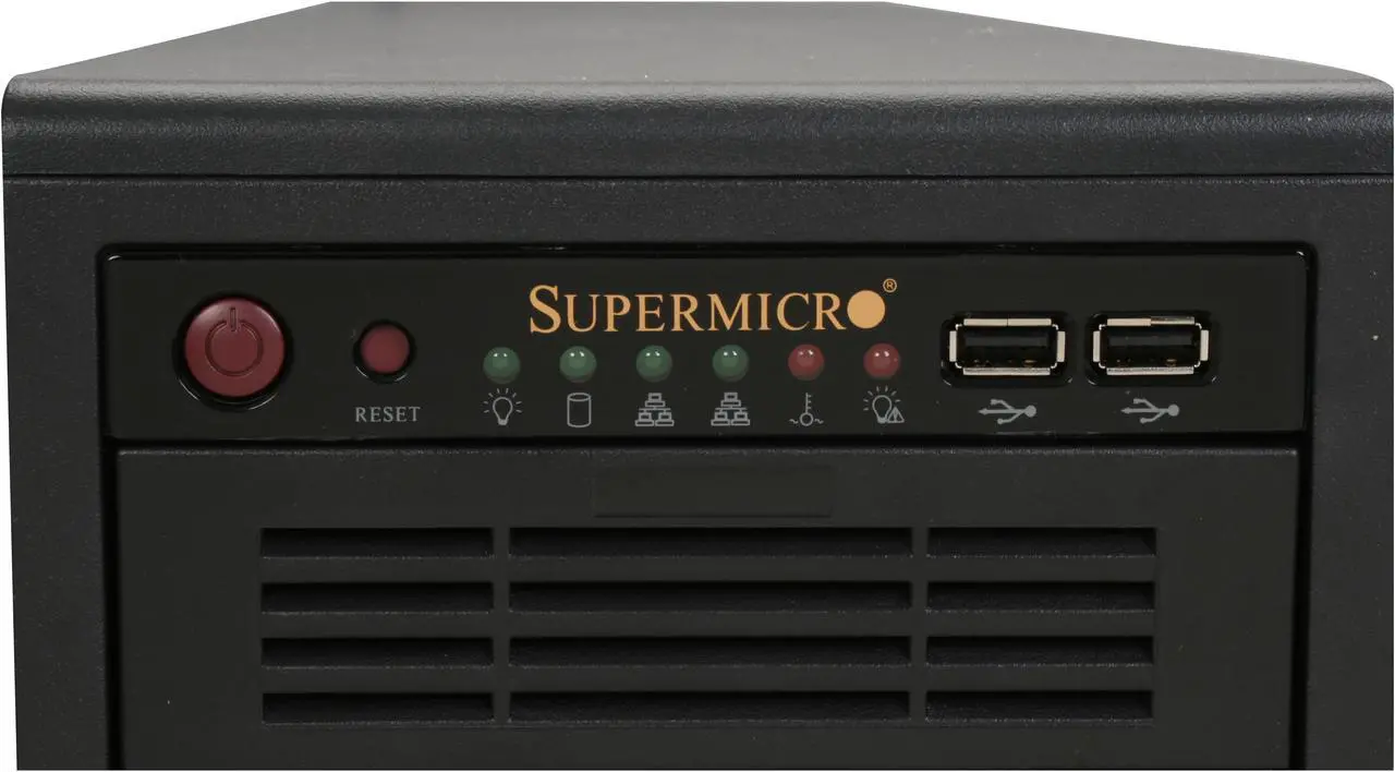 Alt view image 5 of 13 - SUPERMICRO CSE-743T-645B Black 4U Pedestal Chassis w/ 645W Power Supply 2 External 5.25" Drive Bays