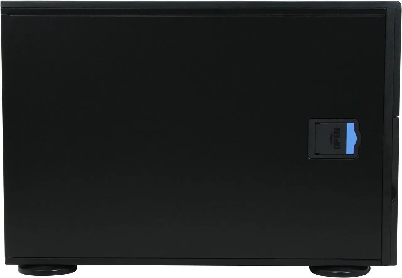 Alt view image 6 of 13 - SUPERMICRO CSE-743T-645B Black 4U Pedestal Chassis w/ 645W Power Supply 2 External 5.25" Drive Bays