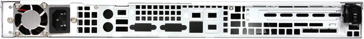 Alt view image 4 of 7 - SUPERMICRO CSE-512L-260B Black 1U Rackmount 14" Mini Server Case Thermal control 260W AC power supply with PFC