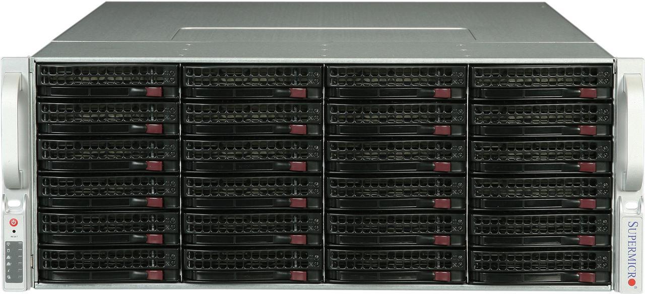 Alt view image 2 of 7 - SUPERMICRO SuperChassis CSE-847E26-RJBOD1 Black 4U Rackmount Server Chassis 1400W Redundant