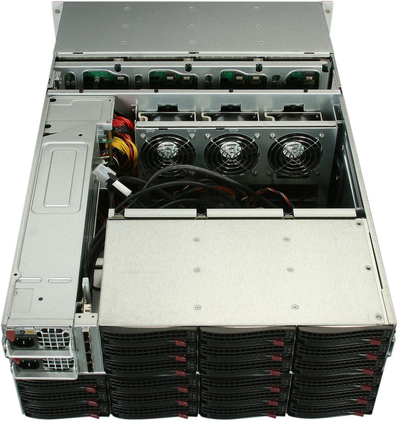 Alt view image 5 of 7 - SUPERMICRO SuperChassis CSE-847E26-RJBOD1 Black 4U Rackmount Server Chassis 1400W Redundant