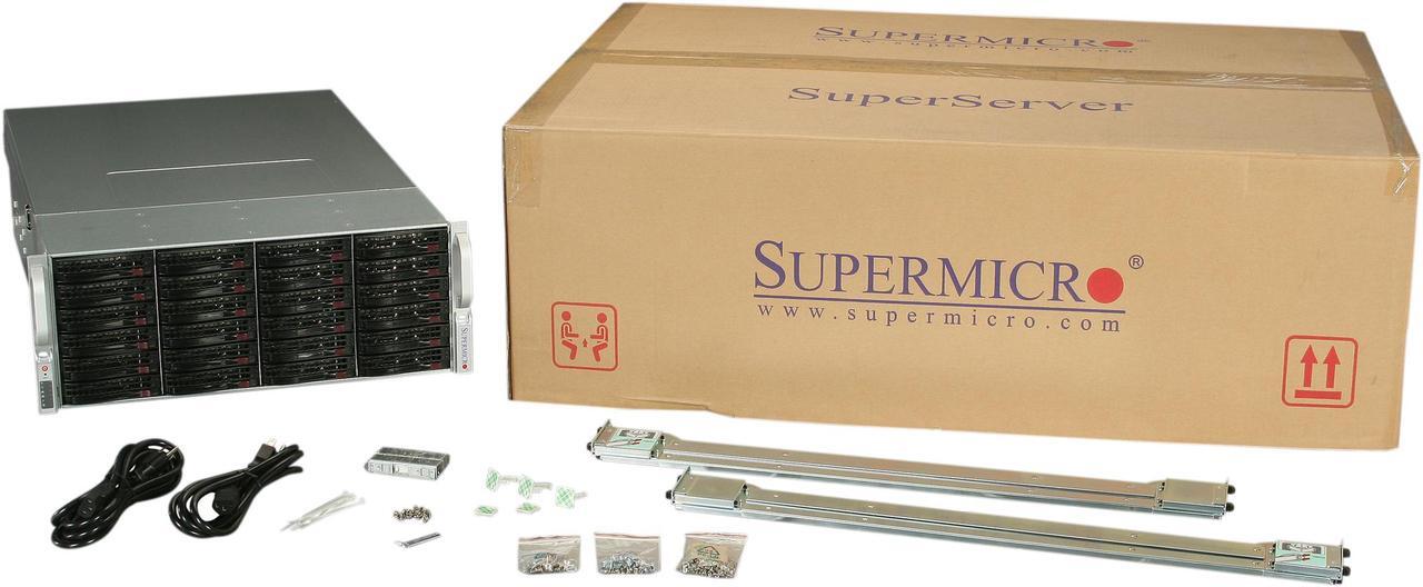 Alt view image 7 of 7 - SUPERMICRO SuperChassis CSE-847E26-RJBOD1 Black 4U Rackmount Server Chassis 1400W Redundant