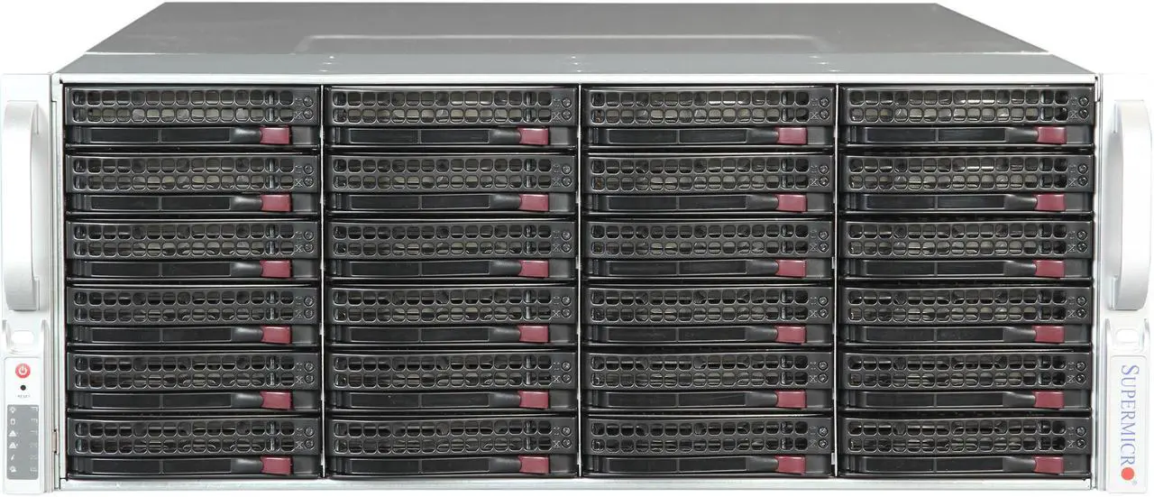 Alt view image 2 of 7 - SUPERMICRO CSE-847E16-R1400LPB Black 4U Rackmount Server Case 1400W Redundant