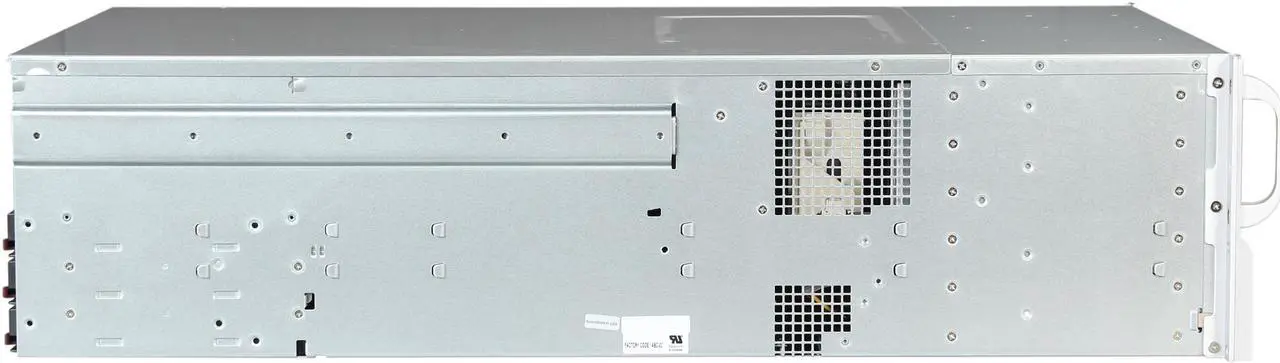 Alt view image 3 of 7 - SUPERMICRO CSE-847E16-R1400LPB Black 4U Rackmount Server Case 1400W Redundant