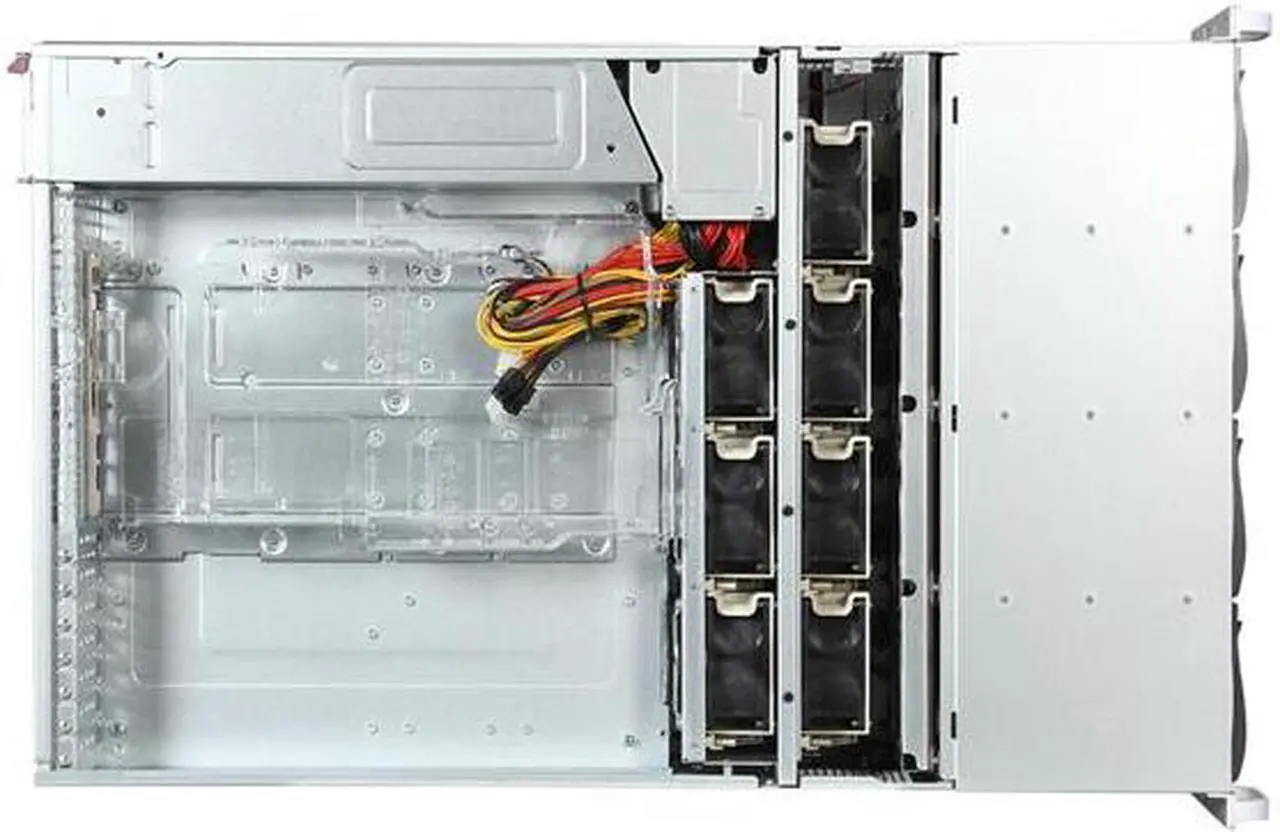 Alt view image 6 of 7 - SUPERMICRO CSE-847E16-R1400LPB Black 4U Rackmount Server Case 1400W Redundant