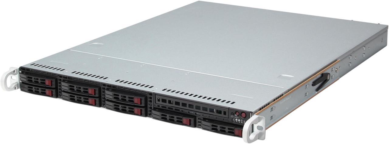 SUPERMICRO SuperChassis CSE-113TQ-R700WB Black 1U Rackmount Server Case 700W Redundant