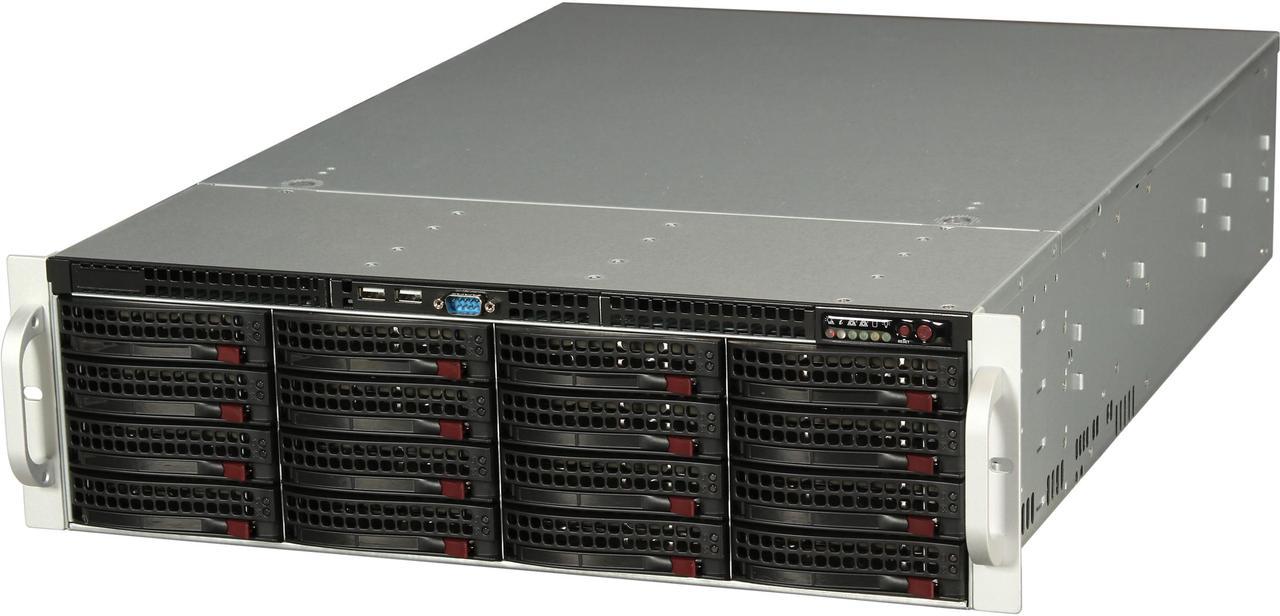 SUPERMICRO SuperChassis CSE-836BA-R920B Black 3U Rackmount Server Case 920W Redundant 80PLUS Platinum