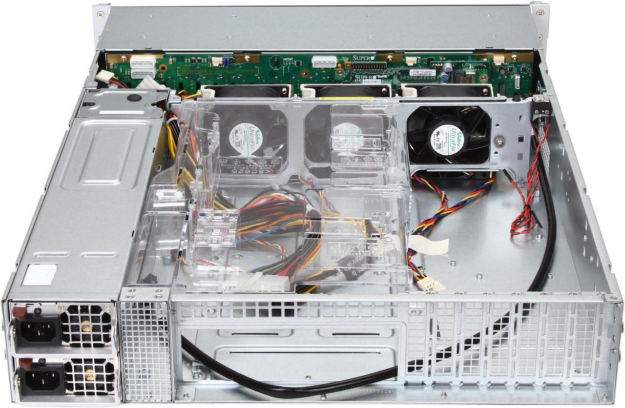 Alt view image 5 of 7 - SUPERMICRO CSE-216BE16-R920LPB Black 2U Rackmount Chassis 920W high-efficiency AC-DC Redundant power supplies with PMBus and I2C