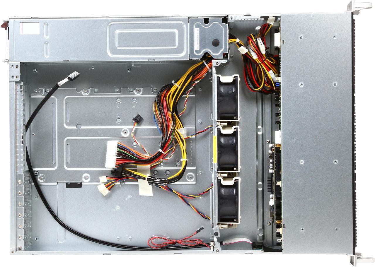 Alt view image 6 of 7 - SUPERMICRO CSE-216BE16-R920LPB Black 2U Rackmount Chassis 920W high-efficiency AC-DC Redundant power supplies with PMBus and I2C