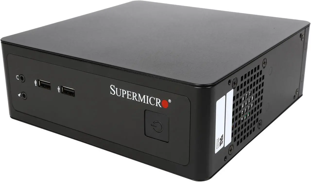 Main image of SUPERMICRO CSE-101I Mini-ITX Black Slim Classis,No Power Suppy, Optional 60W/80W DC-DC Power Adapter, 1x 2.5in HDD tray