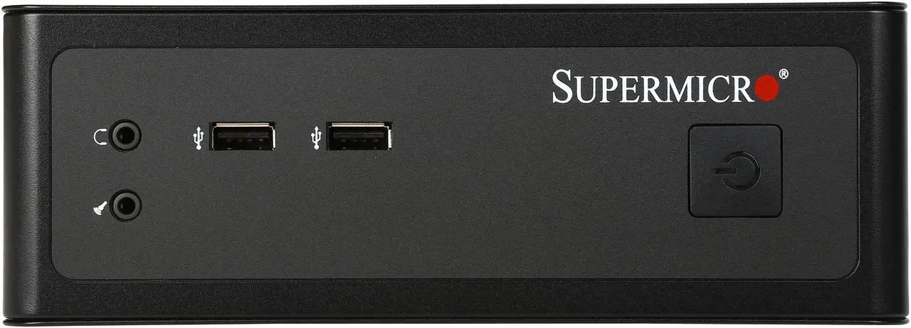 Alt view image 3 of 6 - SUPERMICRO CSE-101I Mini-ITX Black Slim Classis,No Power Suppy, Optional 60W/80W DC-DC Power Adapter, 1x 2.5in HDD tray