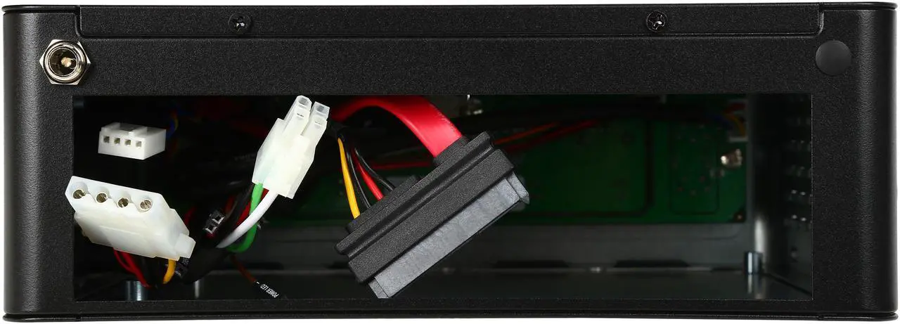 Alt view image 5 of 6 - SUPERMICRO CSE-101I Mini-ITX Black Slim Classis,No Power Suppy, Optional 60W/80W DC-DC Power Adapter, 1x 2.5in HDD tray