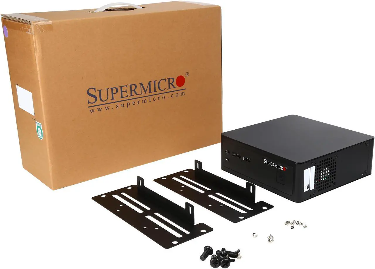 Alt view image 7 of 6 - SUPERMICRO CSE-101I Mini-ITX Black Slim Classis,No Power Suppy, Optional 60W/80W DC-DC Power Adapter, 1x 2.5in HDD tray