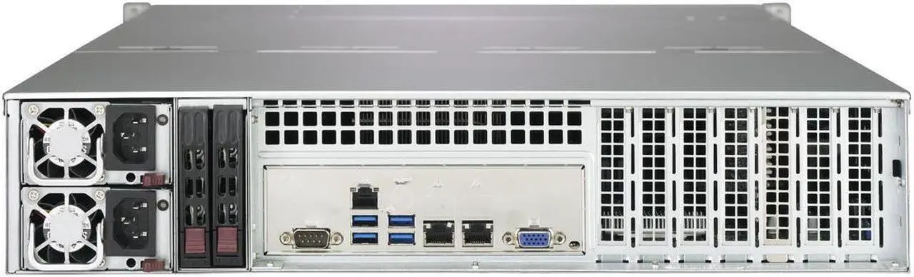 Alt view image 2 of 2 - SUPERMICRO CSE-826BE1C4-R1K23LPB 2U Rackmount 2U Storage Chassis with 12x 3.5" hot-swap HDD's Redundant 1200W Titanium (96%+) efficiency power supplies w/ PMBus1.2 support