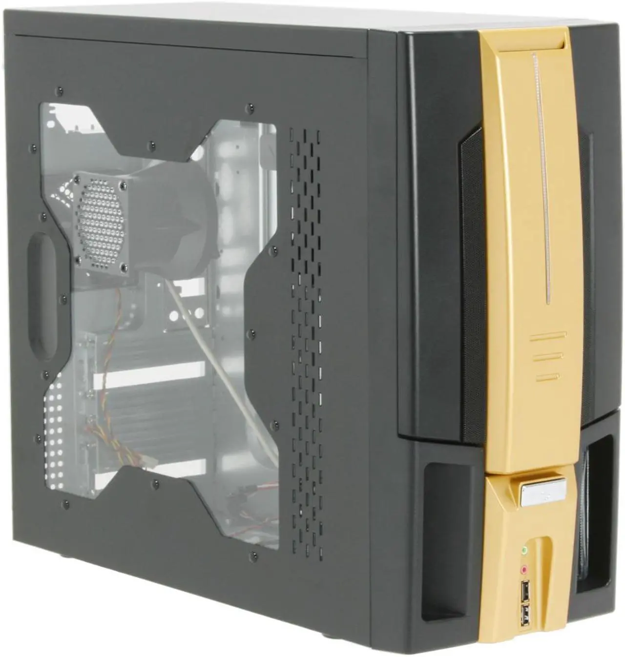 Alt view image 2 of 17 - APEX TU-377-C Black Steel ATX Mid Tower Computer Case