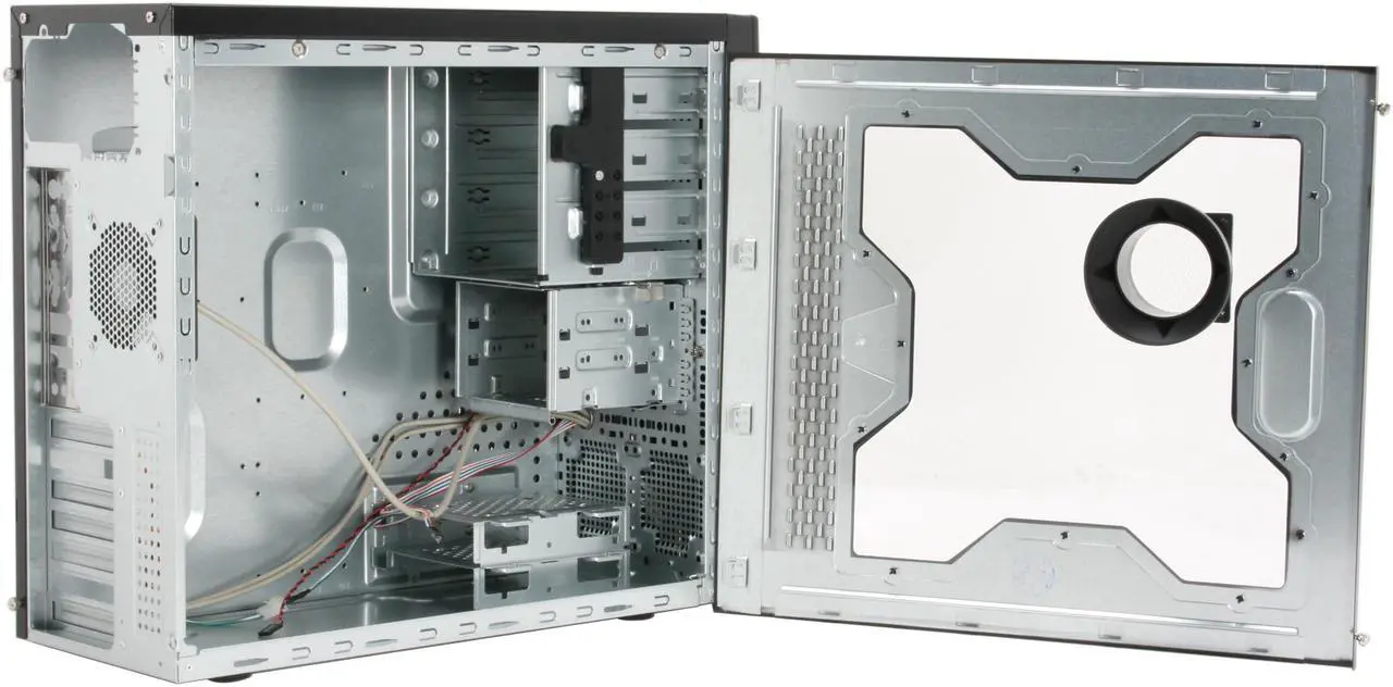 Alt view image 12 of 17 - APEX TU-377-C Black Steel ATX Mid Tower Computer Case
