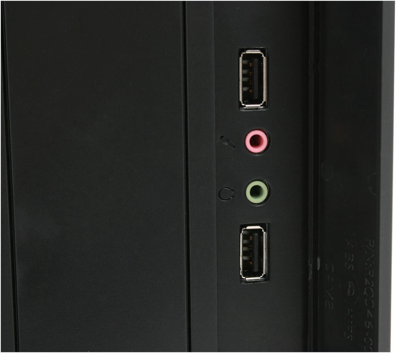 Alt view image 4 of 15 - APEX MJ-511 Black Steel Micro ATX Mid Tower Computer Case 250W Power Supply
