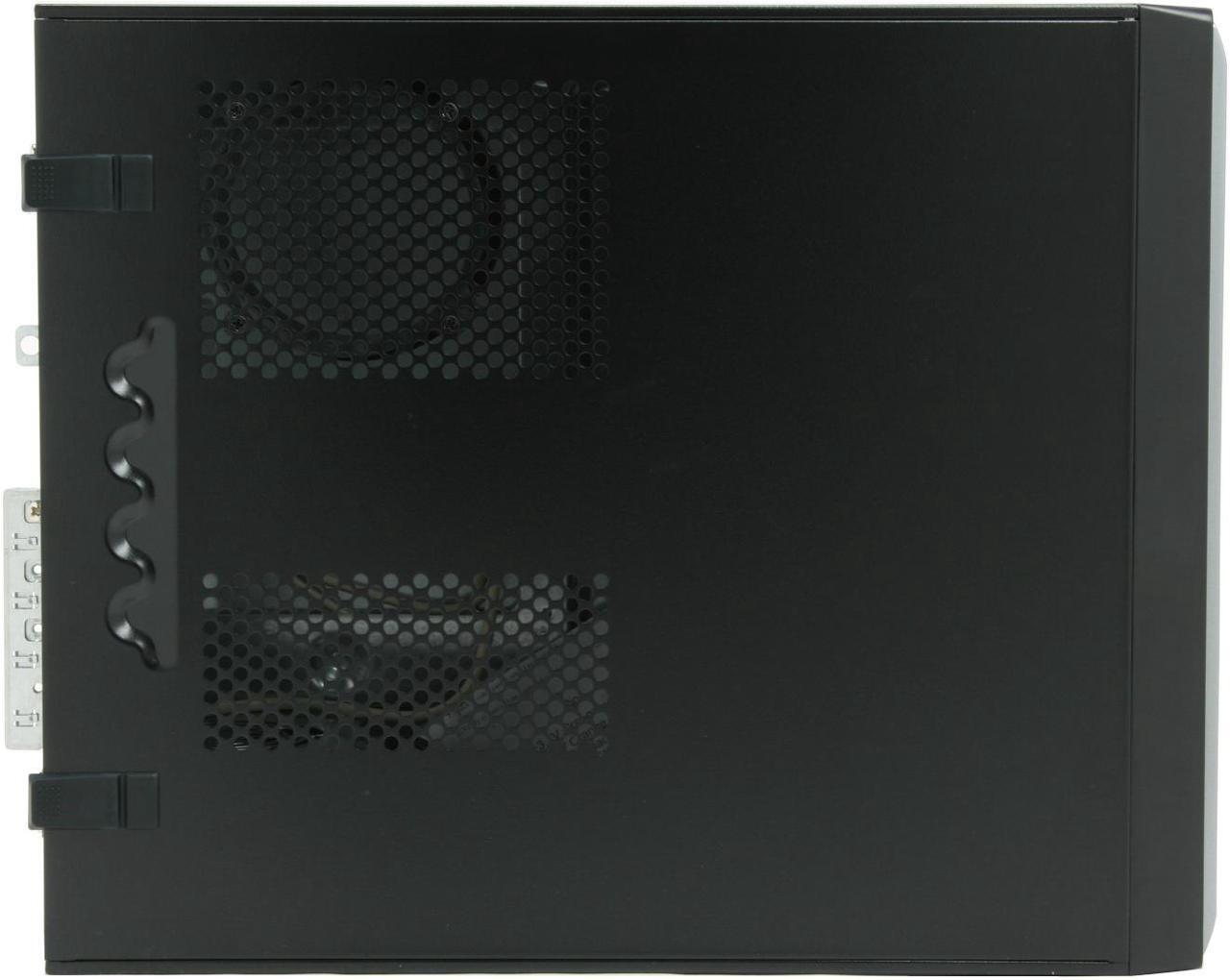 Alt view image 6 of 15 - APEX MJ-511 Black Steel Micro ATX Mid Tower Computer Case 250W Power Supply