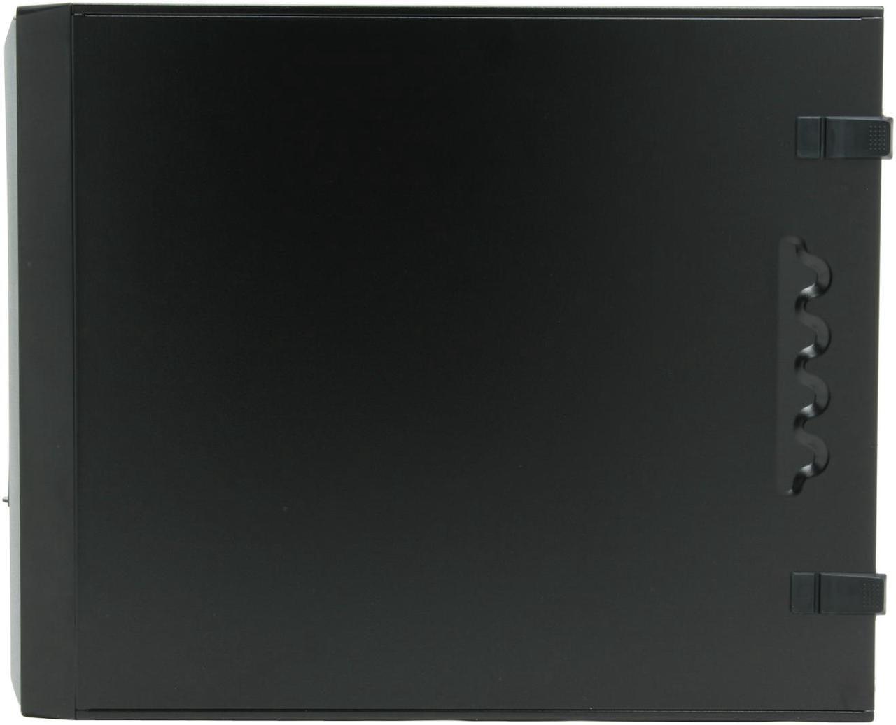 Alt view image 7 of 15 - APEX MJ-511 Black Steel Micro ATX Mid Tower Computer Case 250W Power Supply