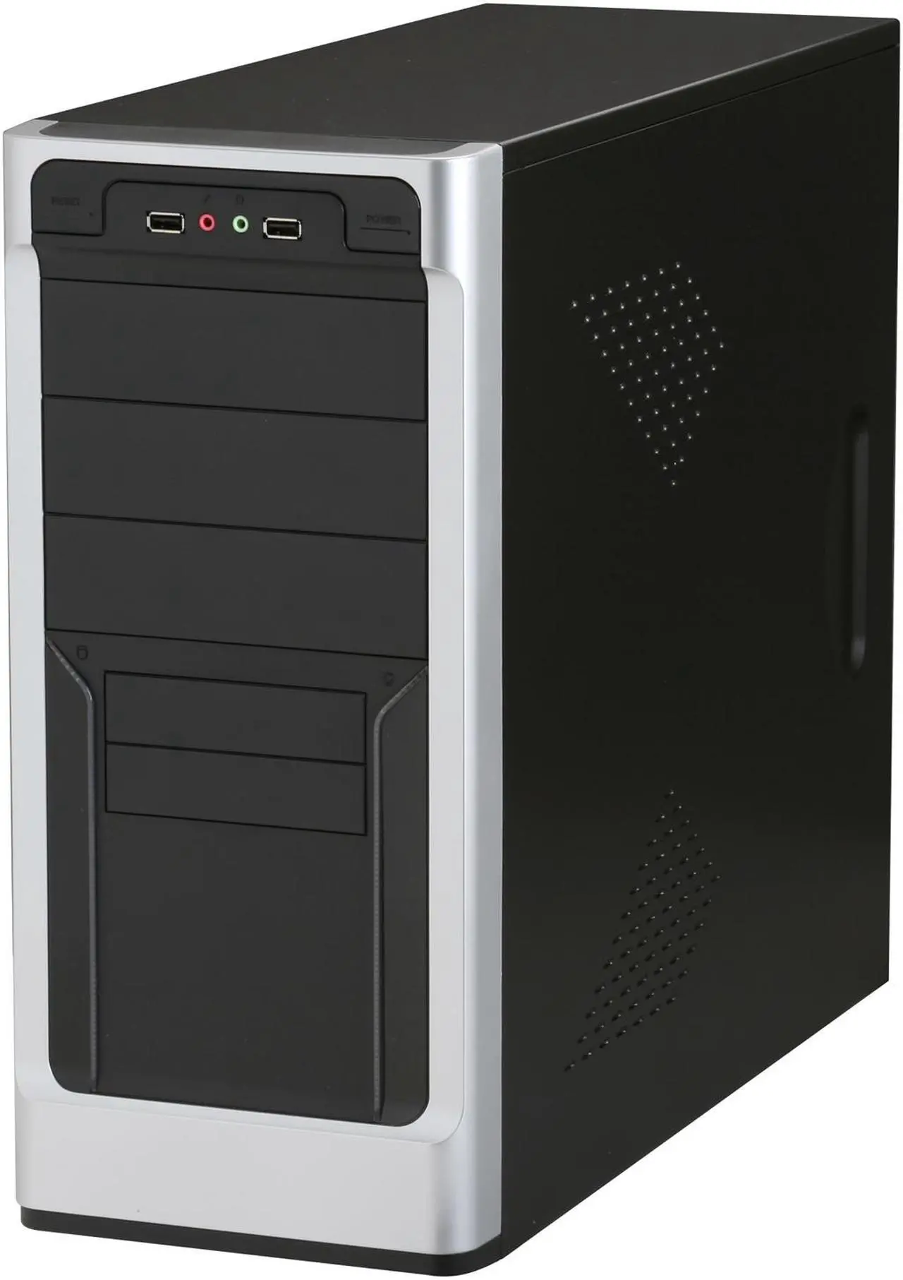 Alt view image 3 of 10 - APEX PC-389-C Black Steel ATX Mid Tower Computer Case