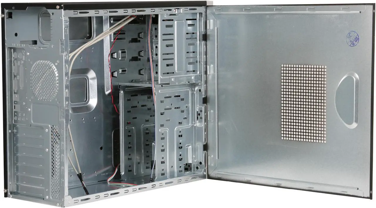 Alt view image 5 of 10 - APEX PC-389-C Black Steel ATX Mid Tower Computer Case