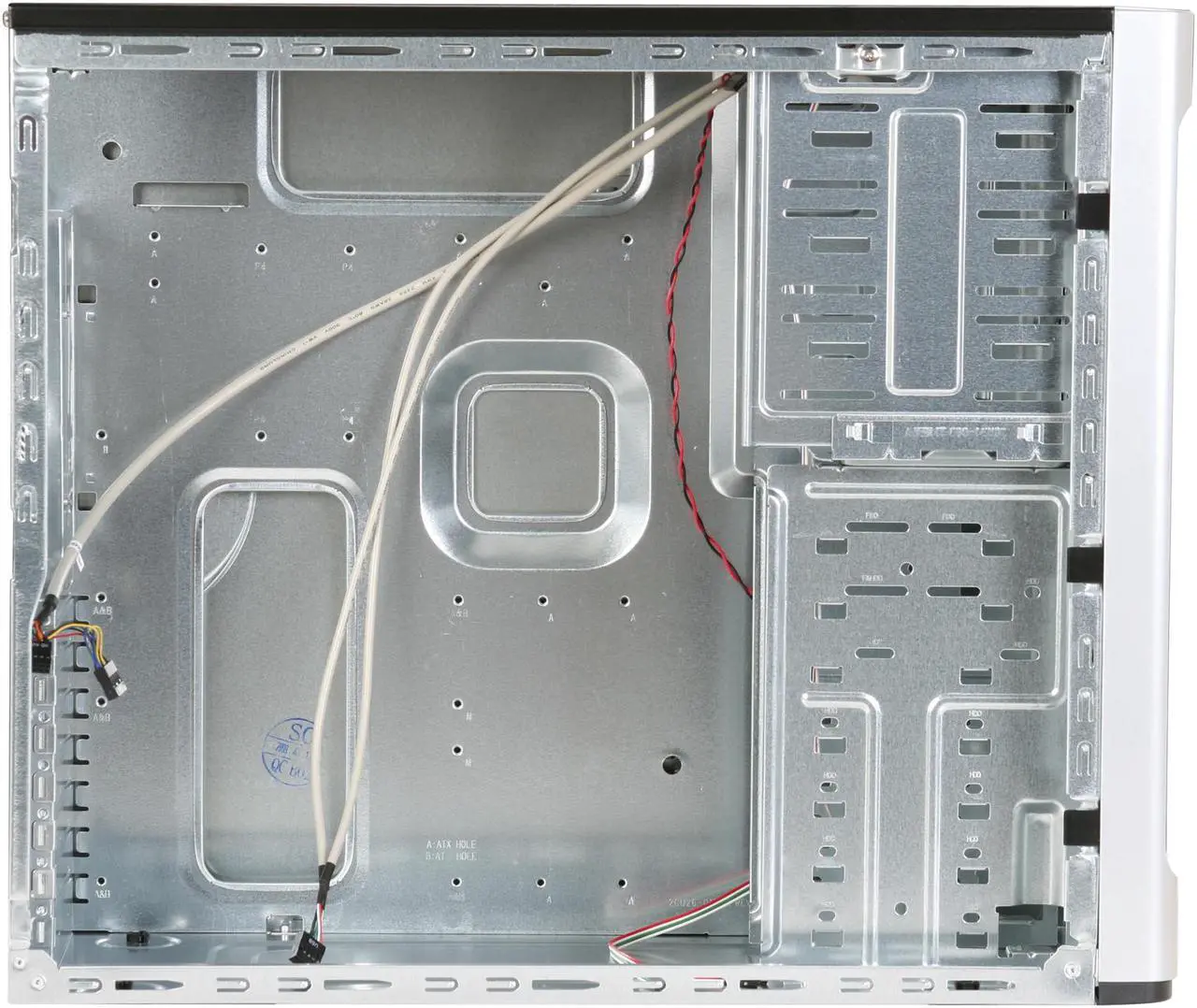 Alt view image 6 of 10 - APEX PC-389-C Black Steel ATX Mid Tower Computer Case