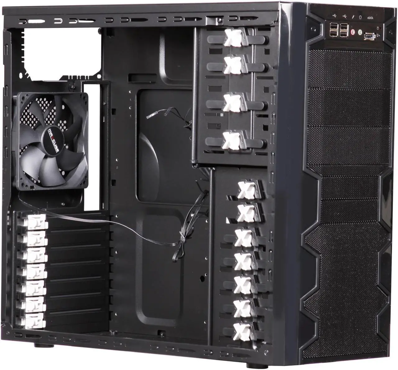 Alt view image 9 of 14 - APEX Vortex 3620 SGCC / ABS ATX Mid Tower Gaming Computer Case