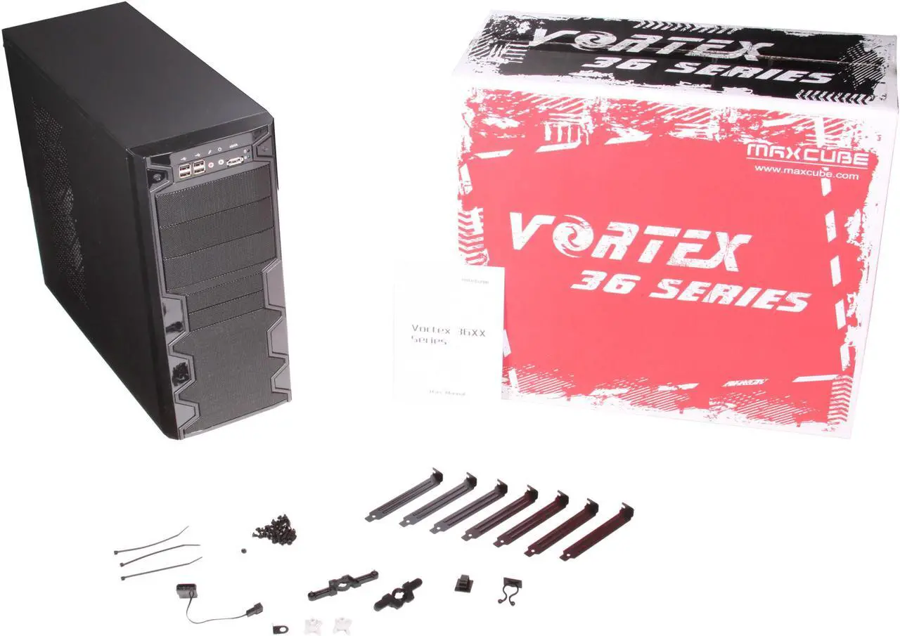 Alt view image 13 of 14 - APEX Vortex 3620 SGCC / ABS ATX Mid Tower Gaming Computer Case
