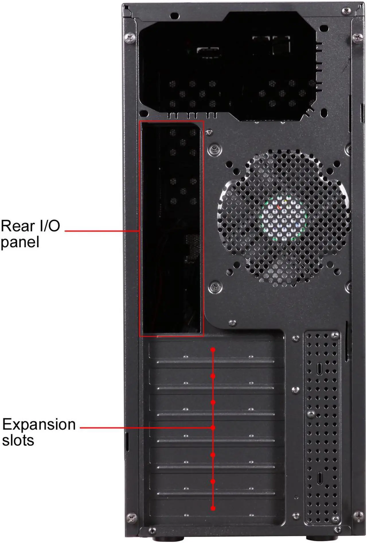Alt view image 12 of 14 - APEX Vortex 3620 SGCC / ABS ATX Mid Tower Gaming Computer Case