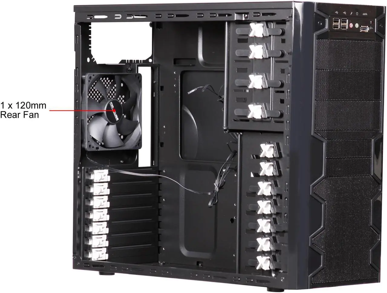 Alt view image 10 of 14 - APEX Vortex 3620 SGCC / ABS ATX Mid Tower Gaming Computer Case