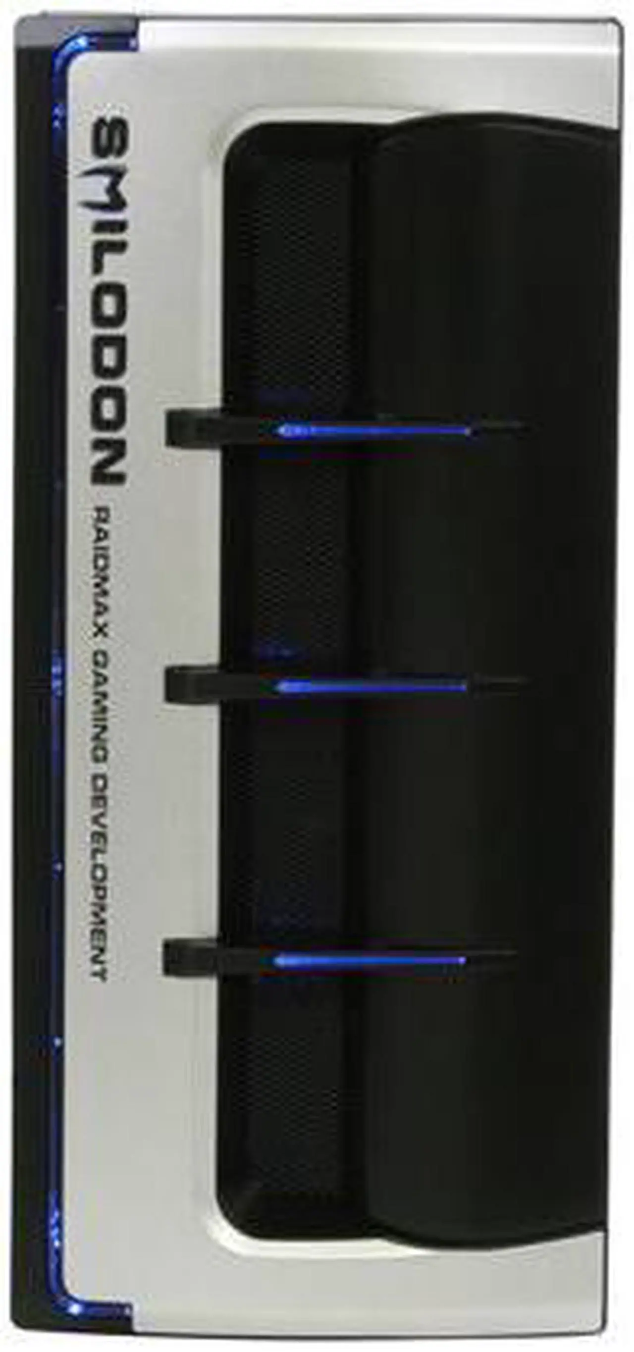 Alt view image 3 of 14 - RAIDMAX SMILODON ATX-612WBP Black 1.0mm SECC Steel ATX Mid Tower Foldout MB Computer Case With 500W Power Supply