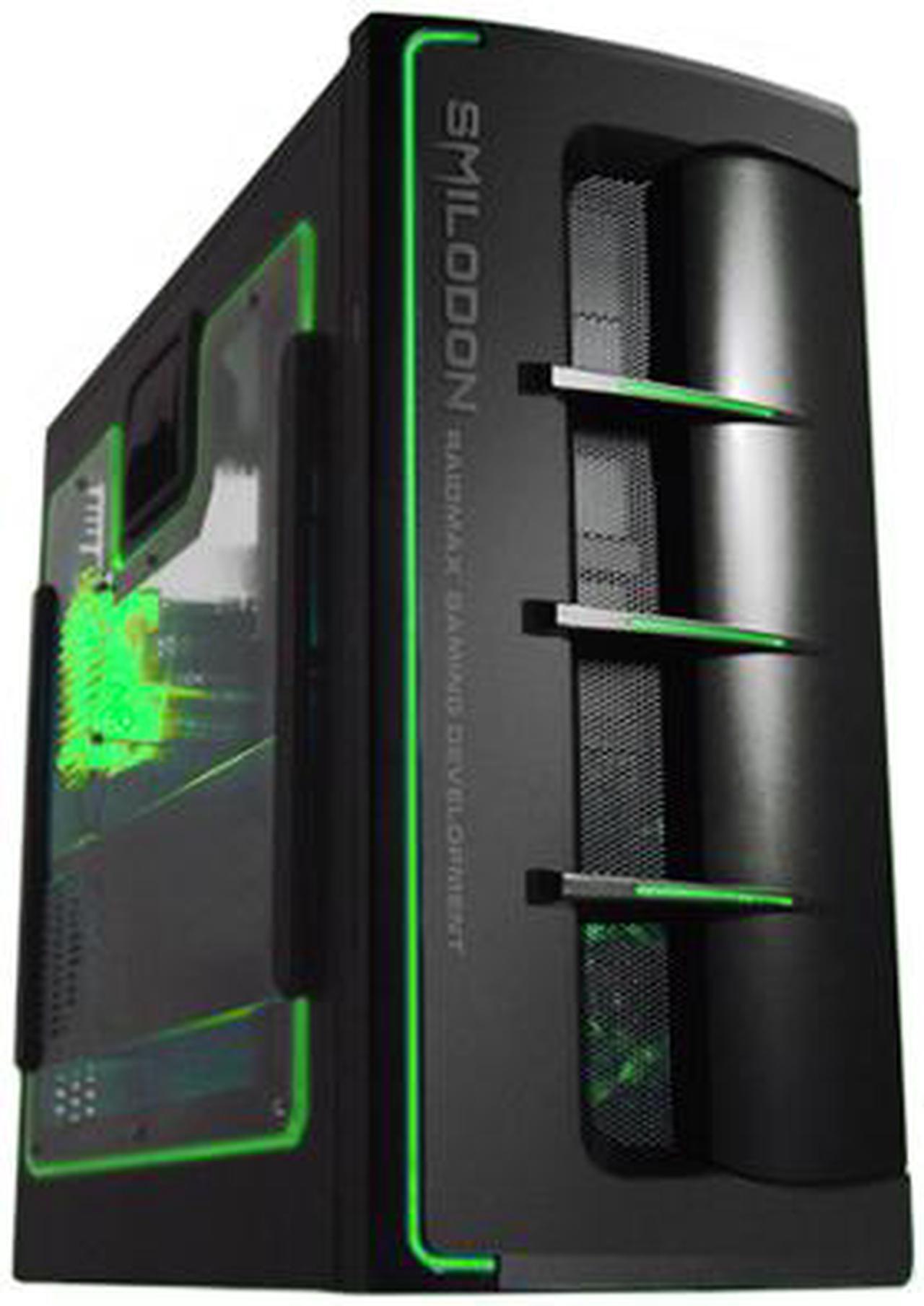 Main image of RAIDMAX SMILODON Extreme Black ATX-612WEB 1.0mm SECC Steel ATX Mid Tower Foldout MB Computer Case