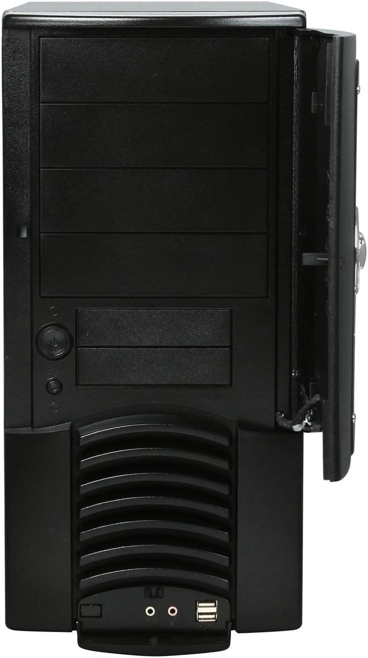 Alt view image 2 of 9 - RAIDMAX Scorpio ATX-868WBP Black 0.8mm Japanese SECC ATX Mid Tower Computer Case 420watts PS2 ATX12V Power Supply