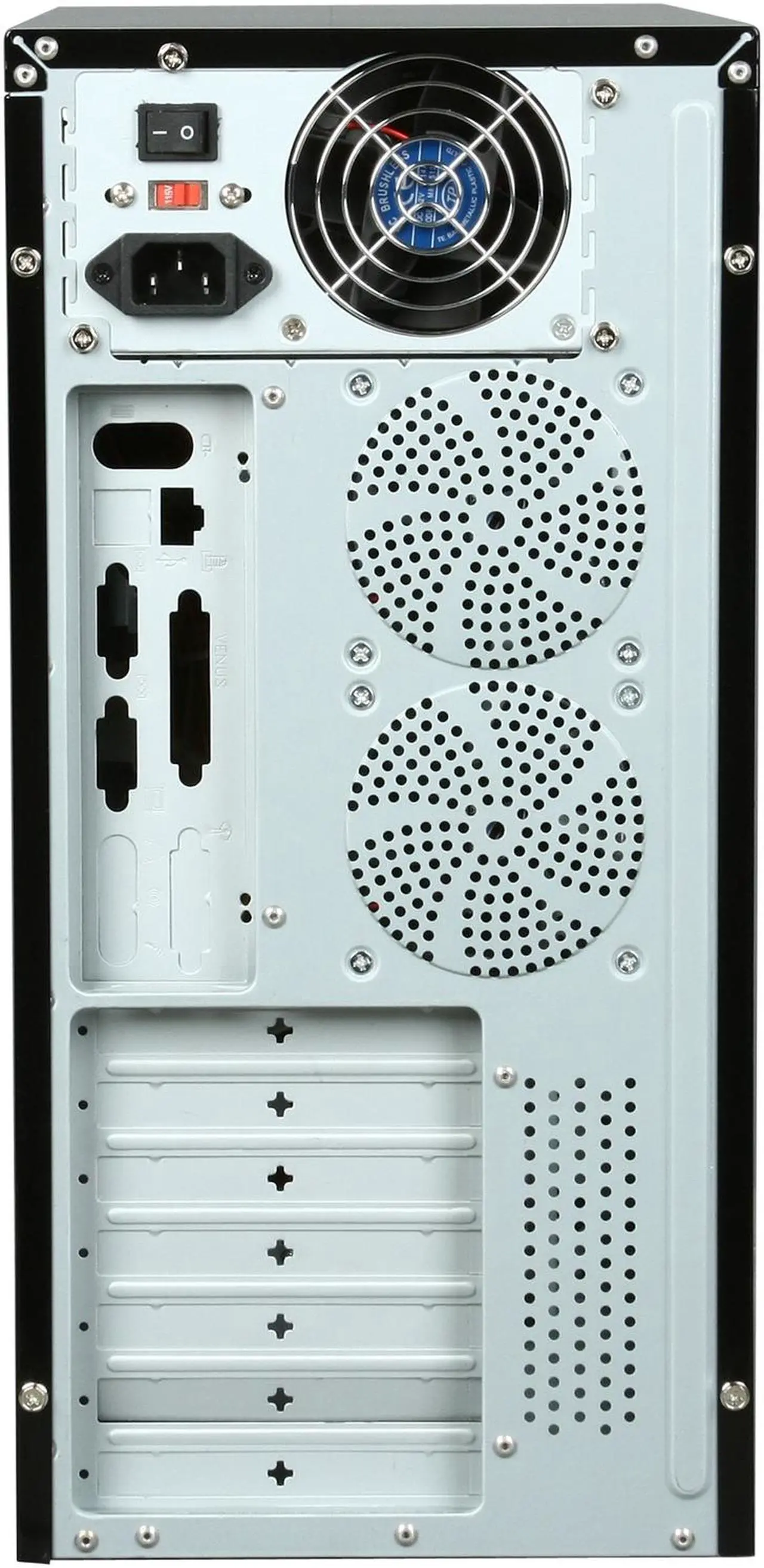 Alt view image 8 of 9 - RAIDMAX Scorpio ATX-868WBP Black 0.8mm Japanese SECC ATX Mid Tower Computer Case 420watts PS2 ATX12V Power Supply