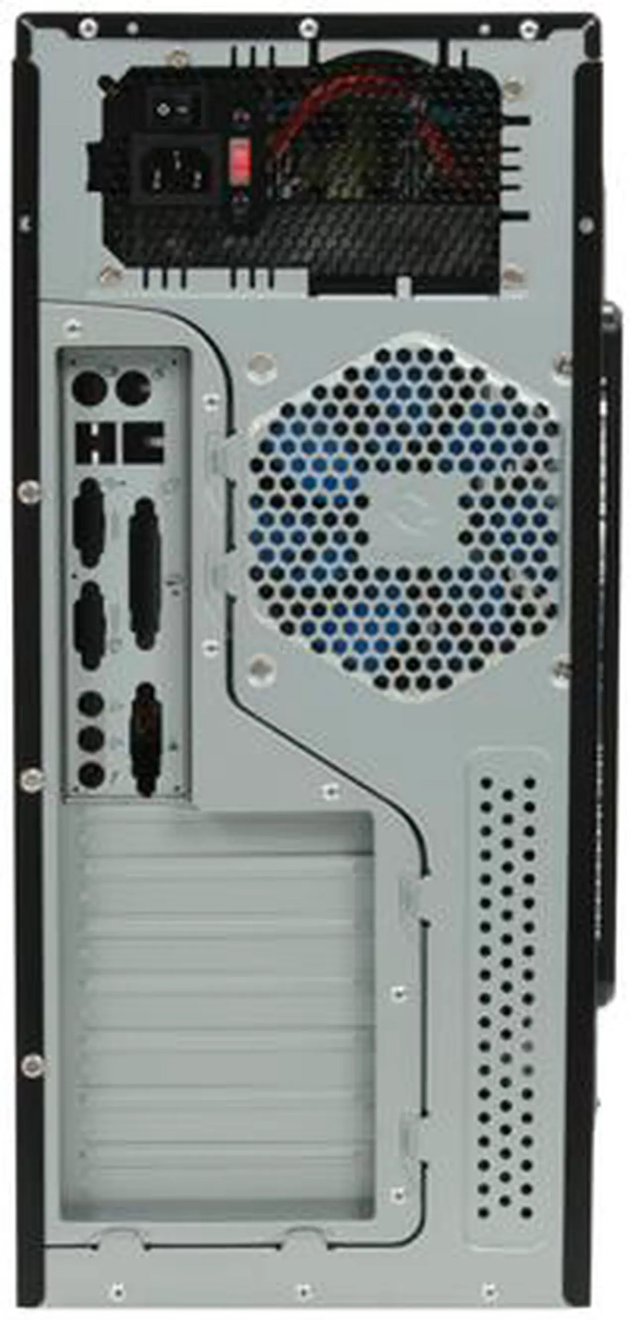 Alt view image 15 of 16 - RAIDMAX SMILODON ATX-612WB530P Black 1.0mm SECC Steel ATX Mid Tower Foldout MB Computer Case With 530W Modular LED Power Supply
