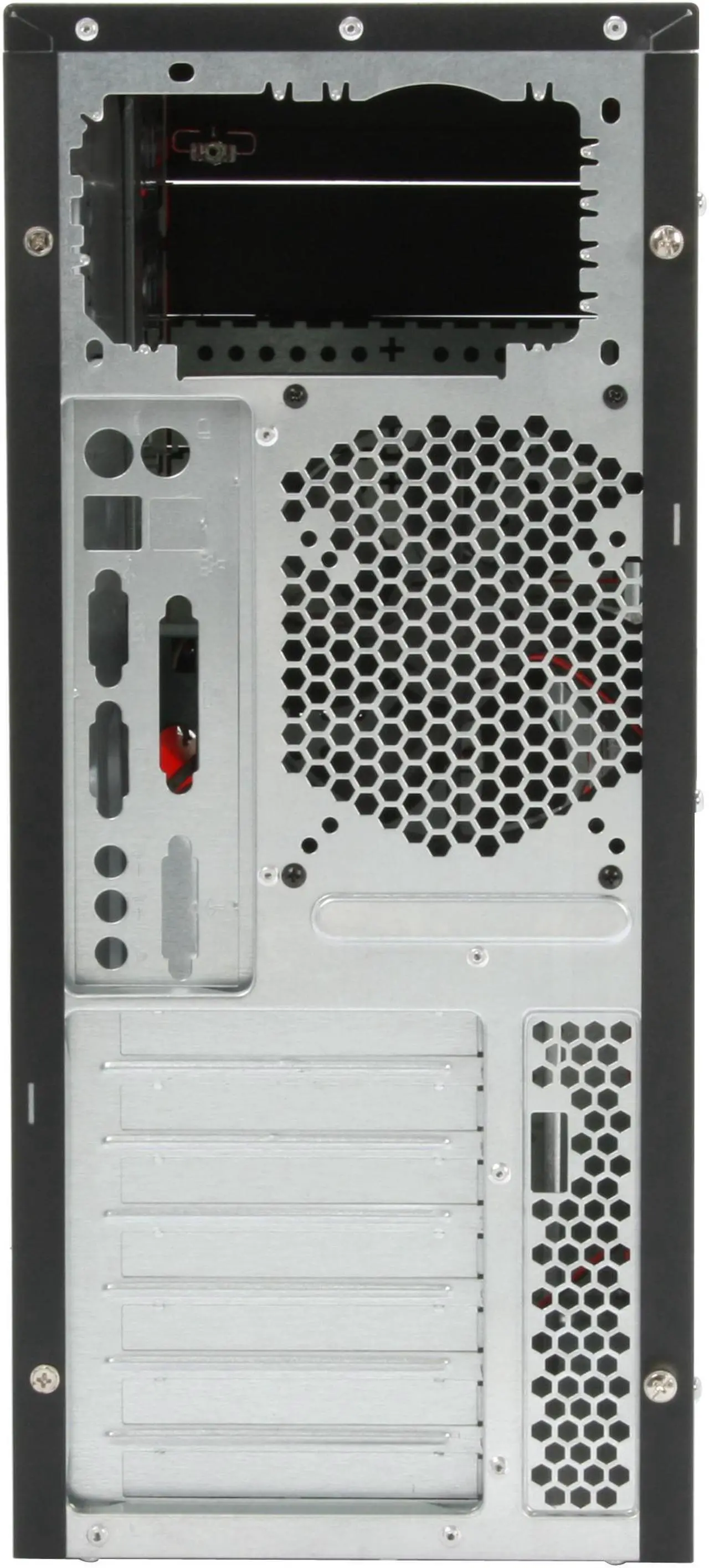 Alt view image 11 of 12 - RAIDMAX Tornado ATX-238WR Black / Red SECC Steel ATX Mid Tower Computer Case