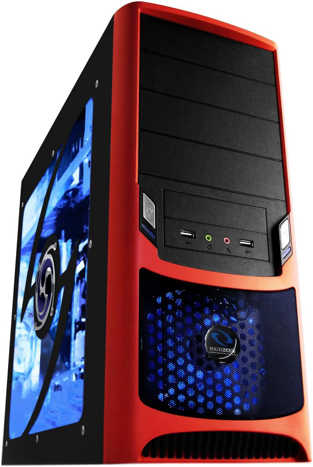 Main image of RAIDMAX Tornado ATX-238WR Black / Red SECC Steel ATX Mid Tower Computer Case