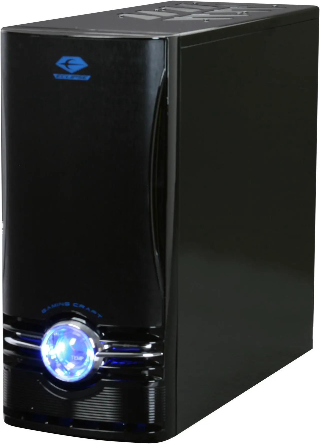 Alt view image 3 of 13 - RAIDMAX ECLIPSE ATX-989WBBL Black 0.8mm STEEL SECC ATX Mid Tower Computer Case