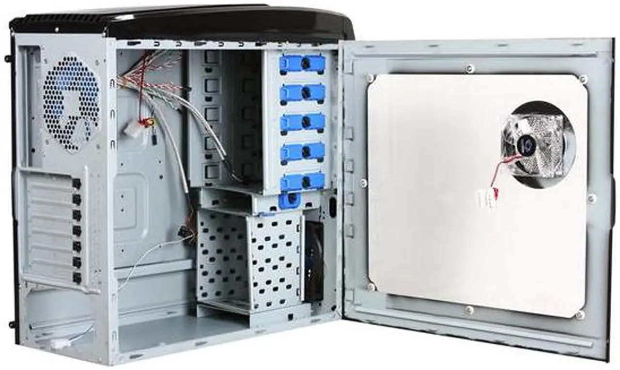 Alt view image 5 of 10 - RAIDMAX Skyline ATX-948WB Black SECC ATX Mid Tower Computer Case