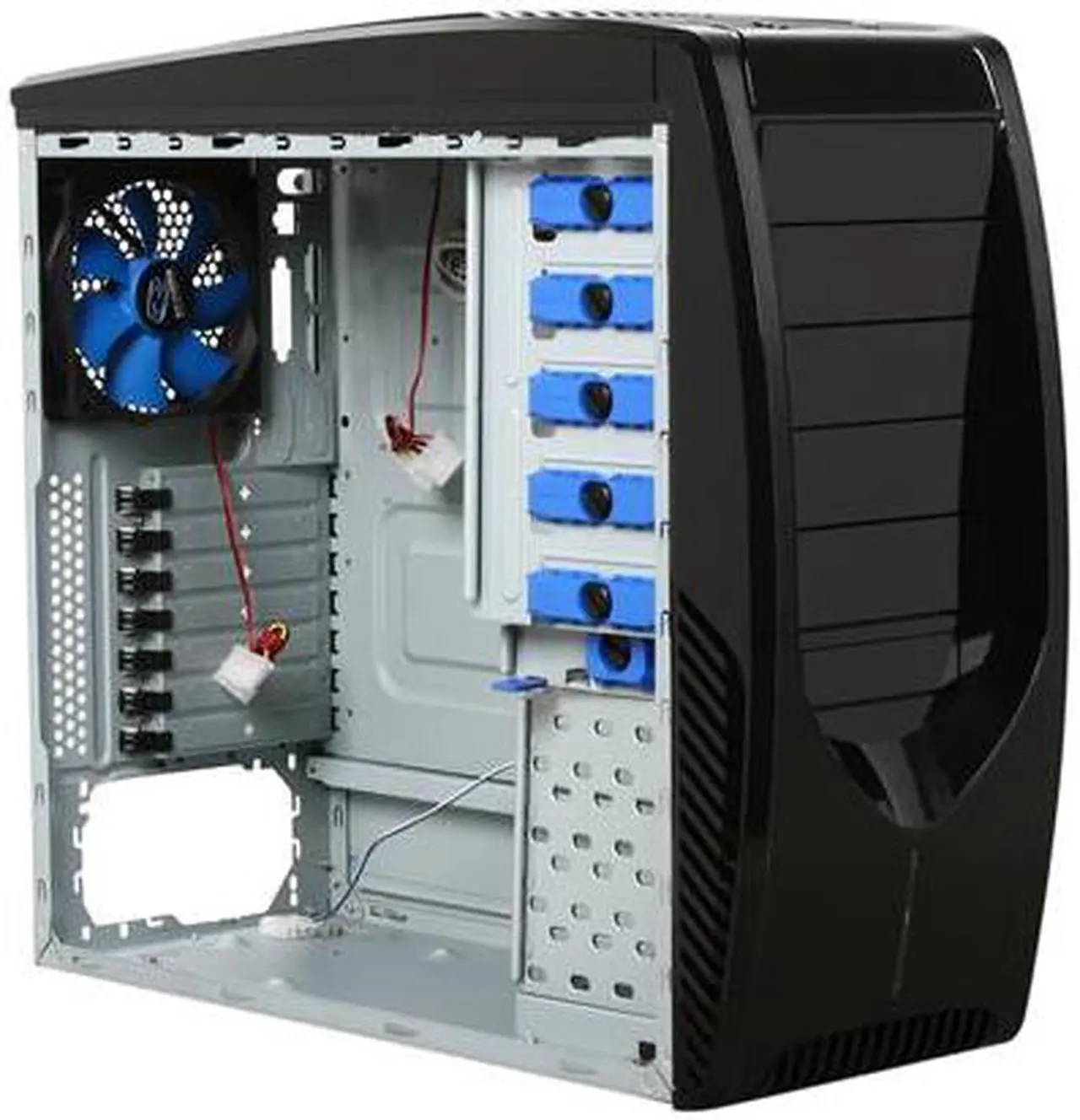 Alt view image 7 of 10 - RAIDMAX Skyline ATX-948WB Black SECC ATX Mid Tower Computer Case