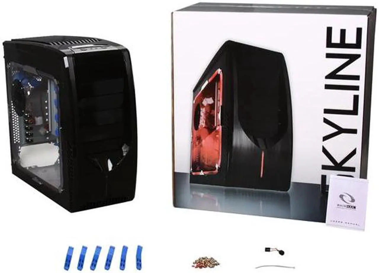 Alt view image 10 of 10 - RAIDMAX Skyline ATX-948WB Black SECC ATX Mid Tower Computer Case