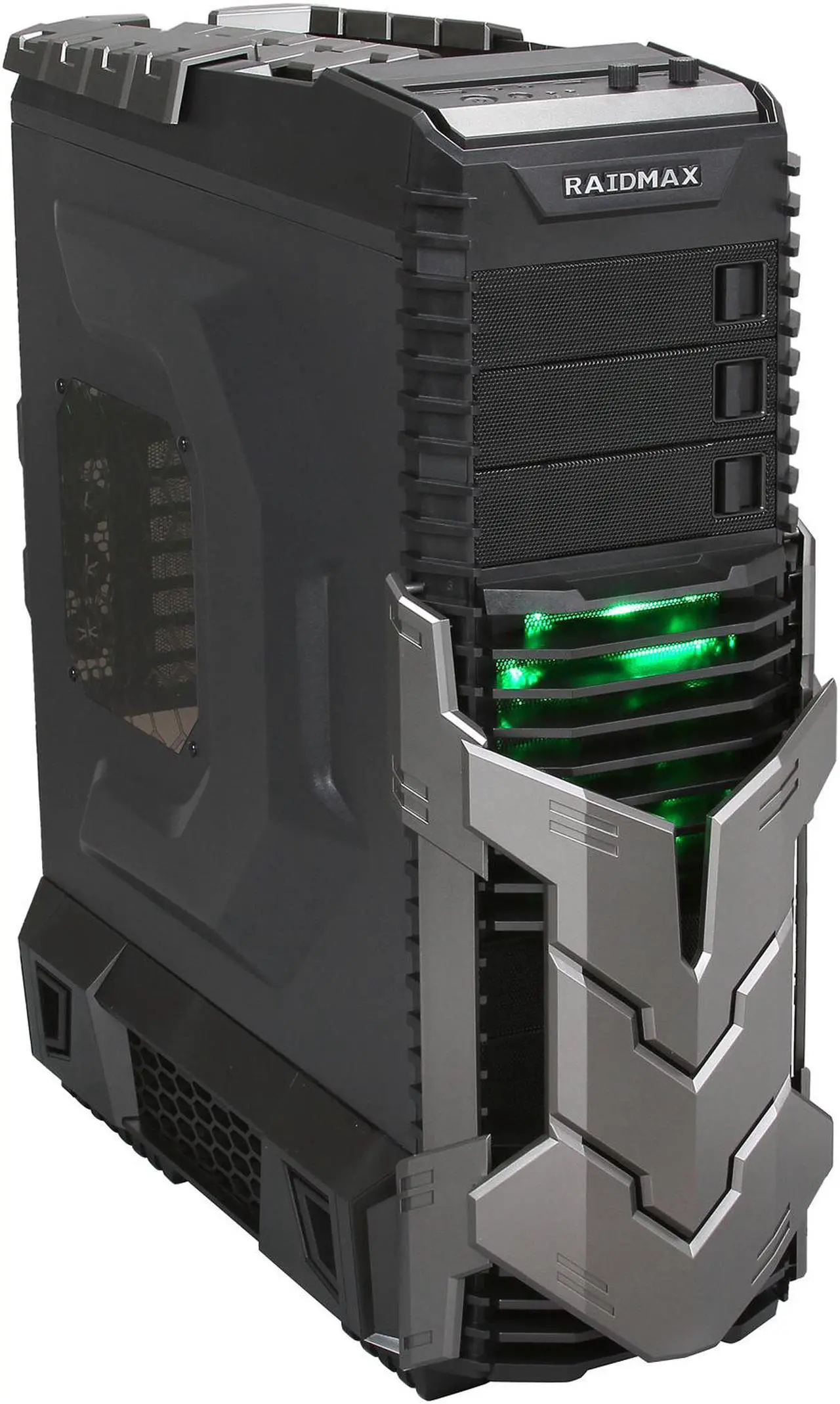 Main image of RAIDMAX Agusta ATX-605BT Black / Titanium Steel / Plastic ATX Full Tower Computer Case