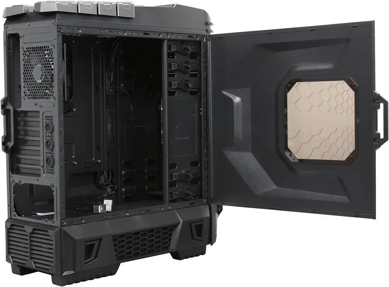 Alt view image 5 of 10 - RAIDMAX Agusta ATX-605BT Black / Titanium Steel / Plastic ATX Full Tower Computer Case