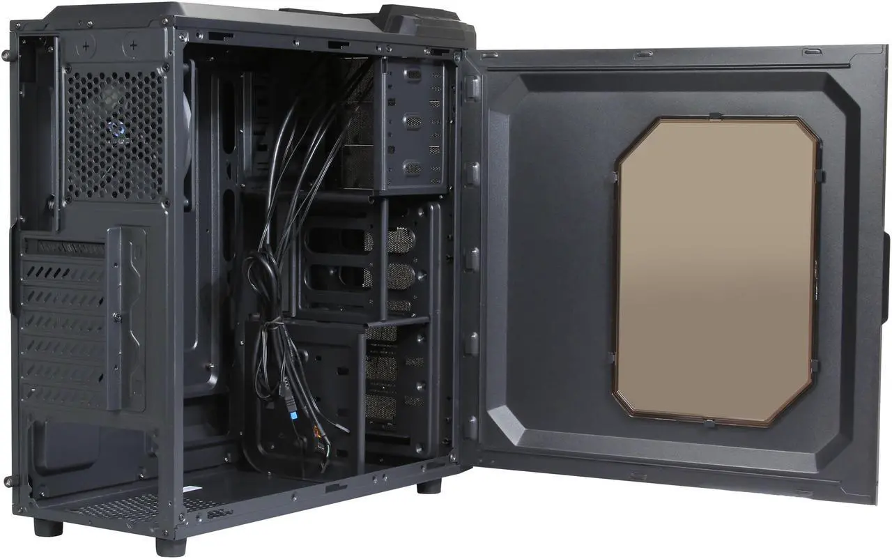 Alt view image 7 of 10 - RAIDMAX Vortex ATX-402WB Black Steel / Plastic ATX Mid Tower Computer Case