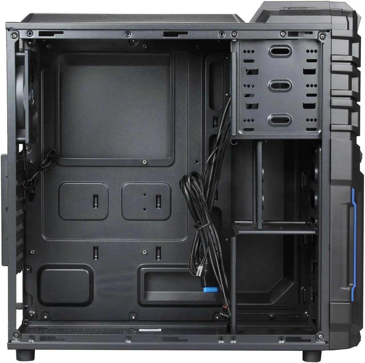 Alt view image 8 of 10 - RAIDMAX Vortex ATX-402WB Black Steel / Plastic ATX Mid Tower Computer Case
