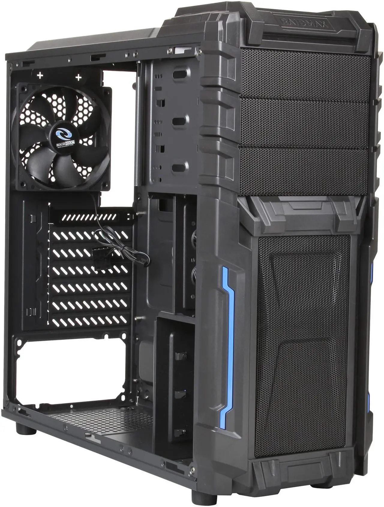 Alt view image 9 of 10 - RAIDMAX Vortex ATX-402WB Black Steel / Plastic ATX Mid Tower Computer Case