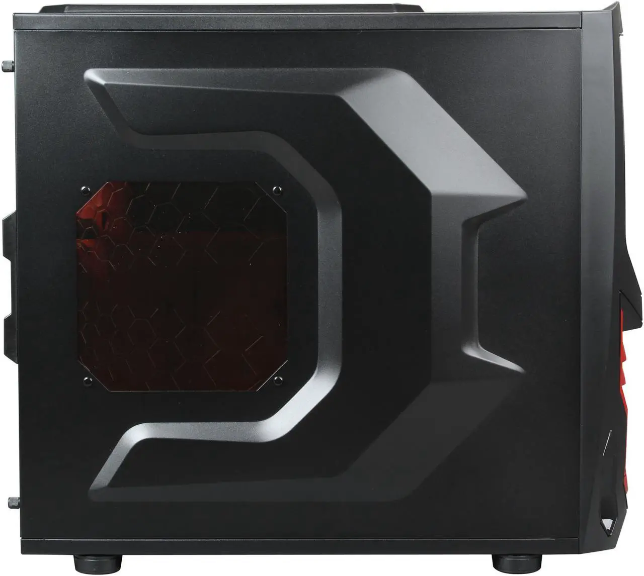 Alt view image 5 of 9 - RAIDMAX Cobra Z ATX-502WBR Black / Red Steel / Plastic ATX Mid Tower Computer Case