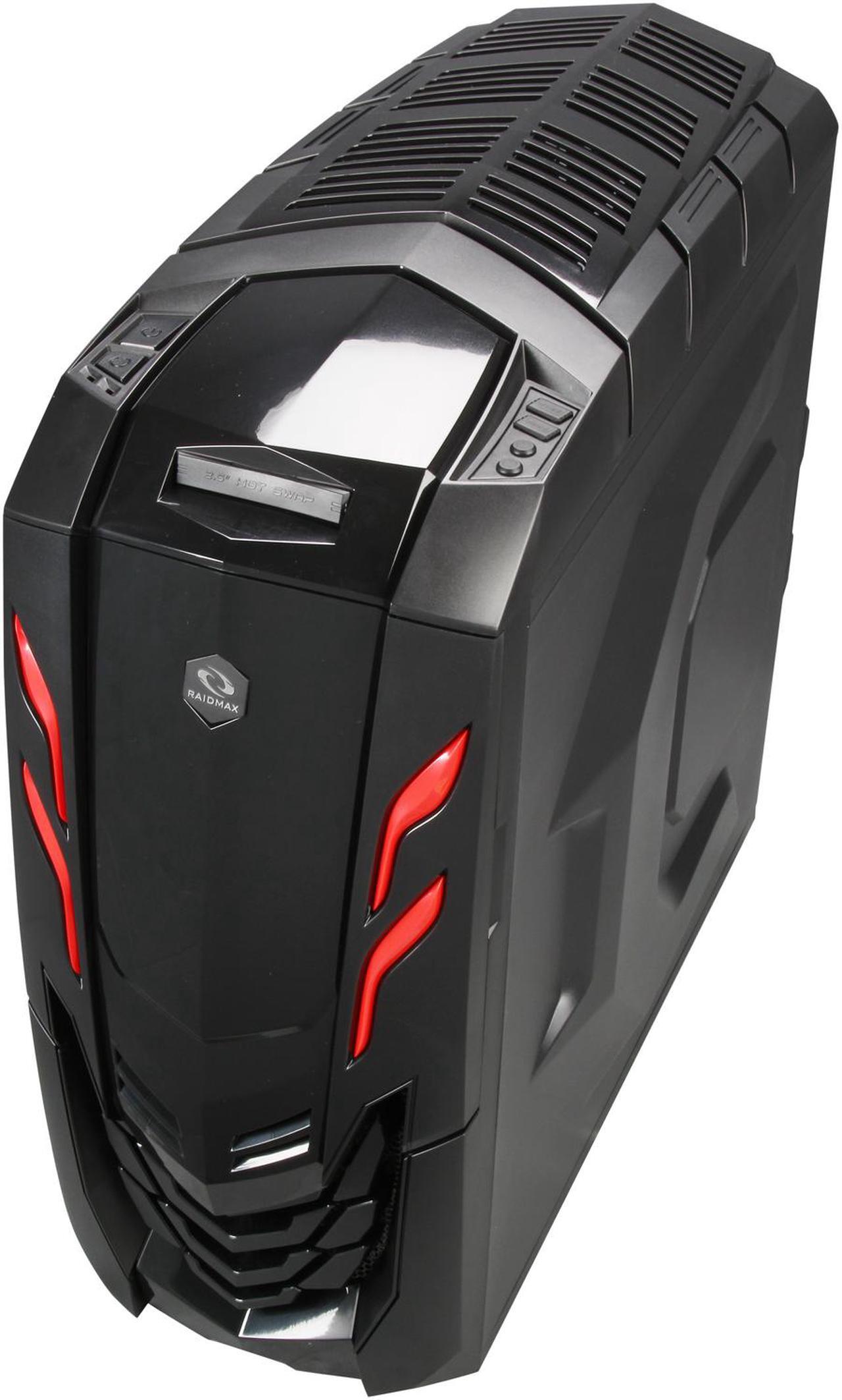 Alt view image 3 of 9 - RAIDMAX Viper GX ATX-512WBR Black / Red Steel / Plastic ATX Mid Tower Computer Case