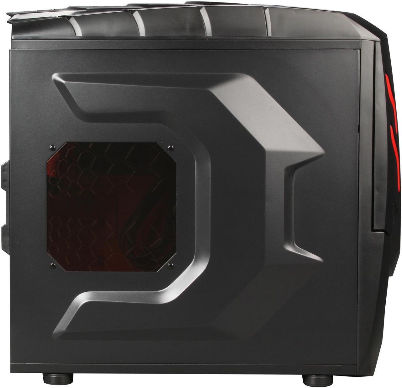 Alt view image 4 of 9 - RAIDMAX Viper GX ATX-512WBR Black / Red Steel / Plastic ATX Mid Tower Computer Case